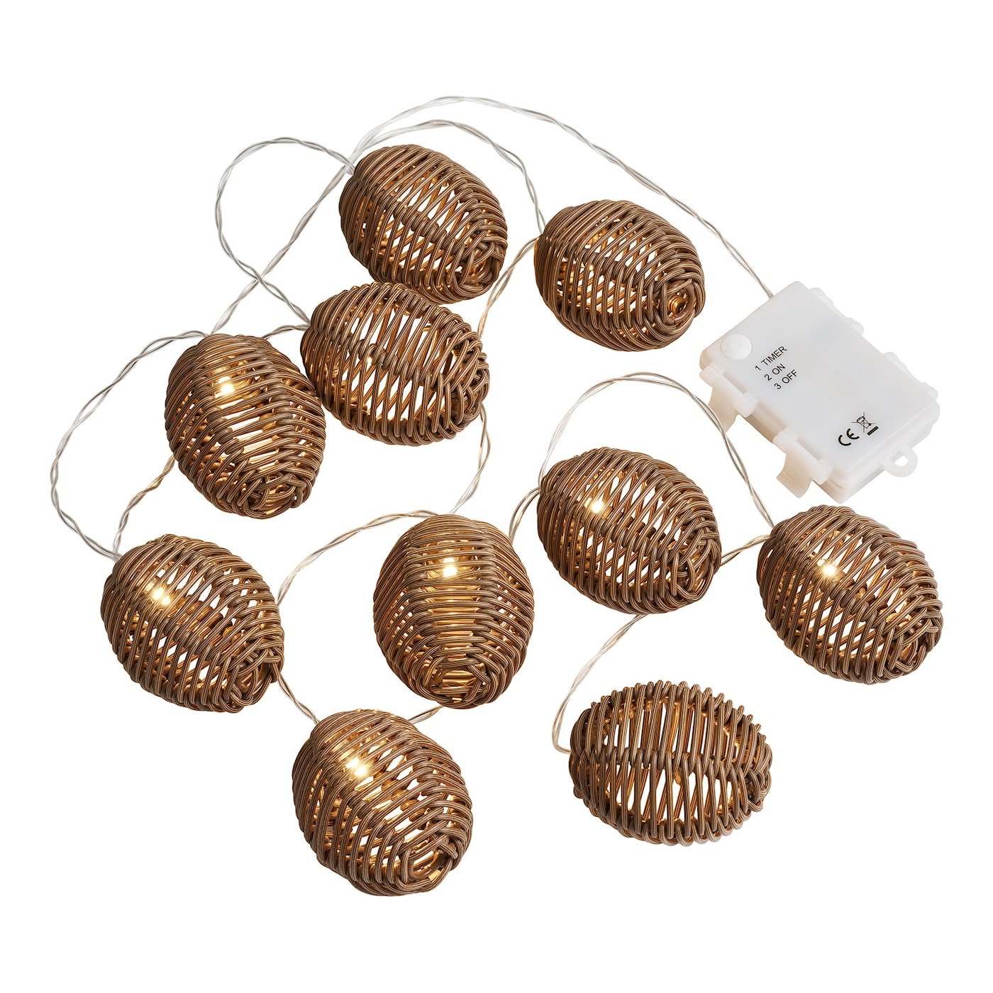 Guirlande lumineuse LED en polyrotin