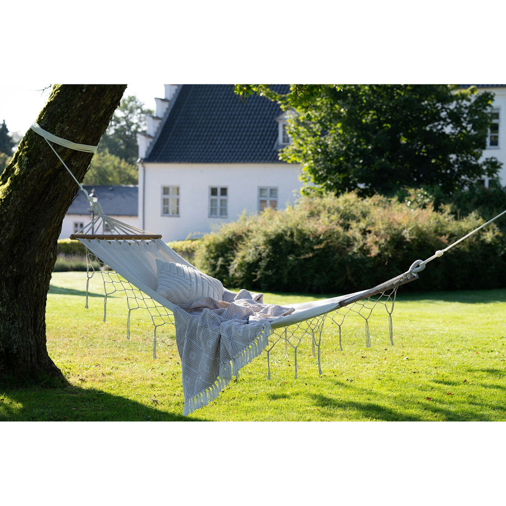 Hamac écru en coton et polyester