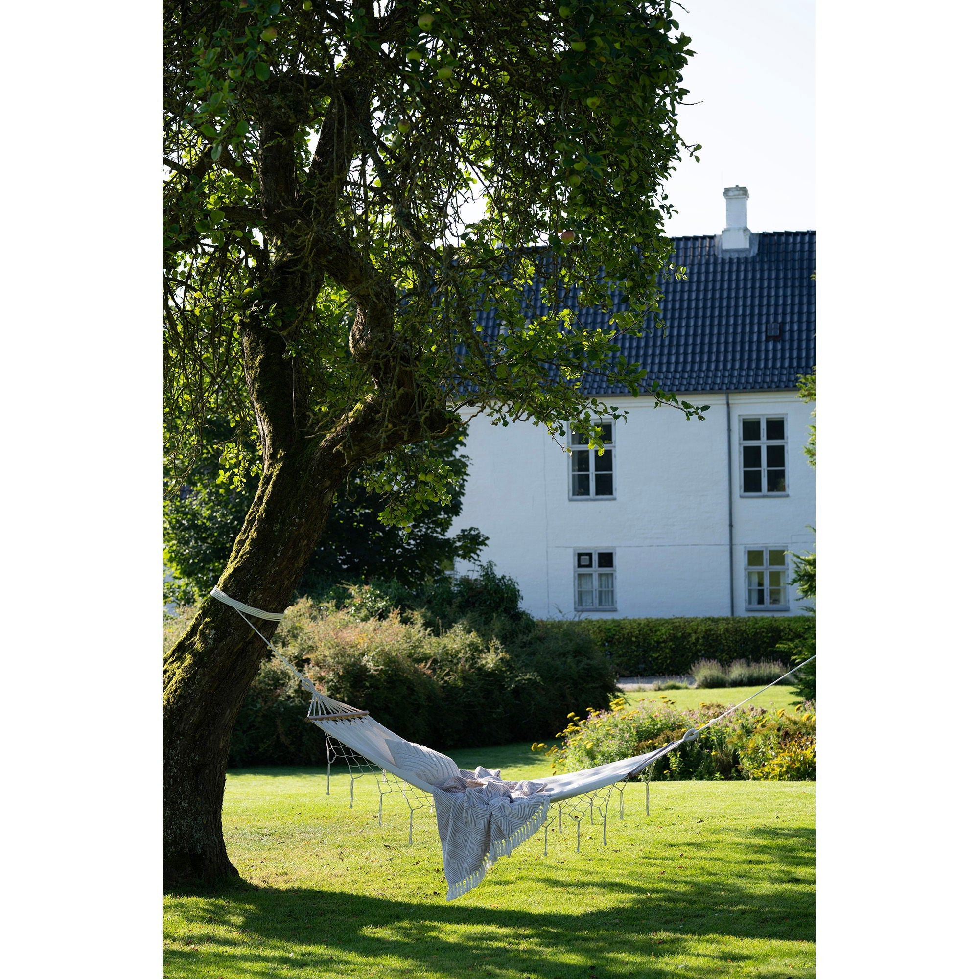 Hamac écru en coton et polyester
