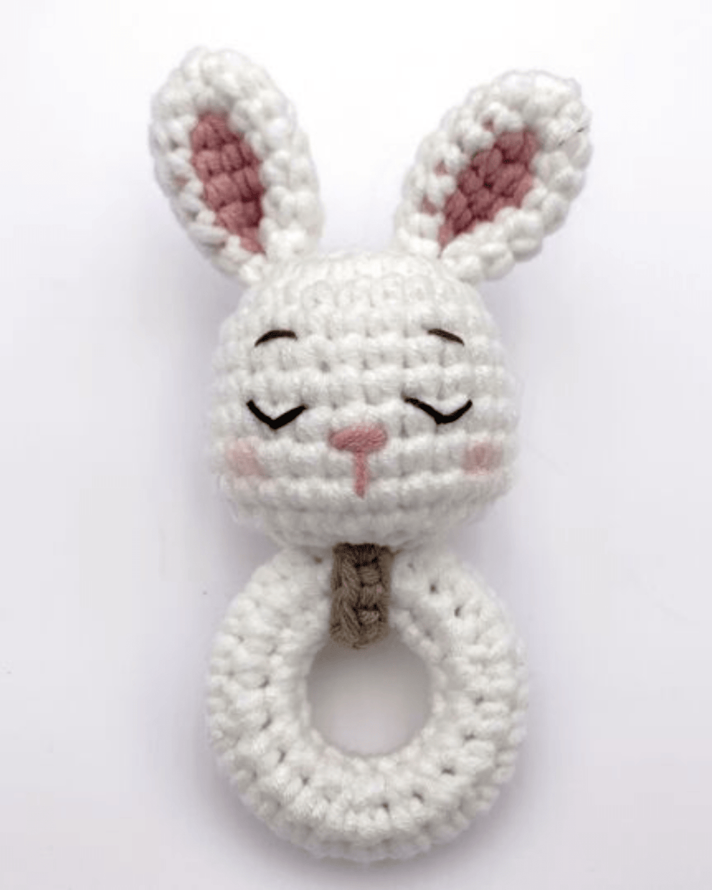 Hochet crochet lapin - kit graine créative