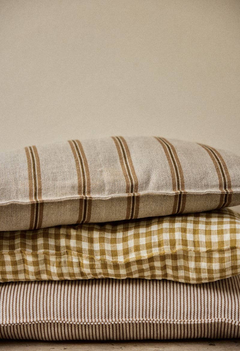 Housse de coussin 30X50 cm Rayures Corde - Gabrielle Paris