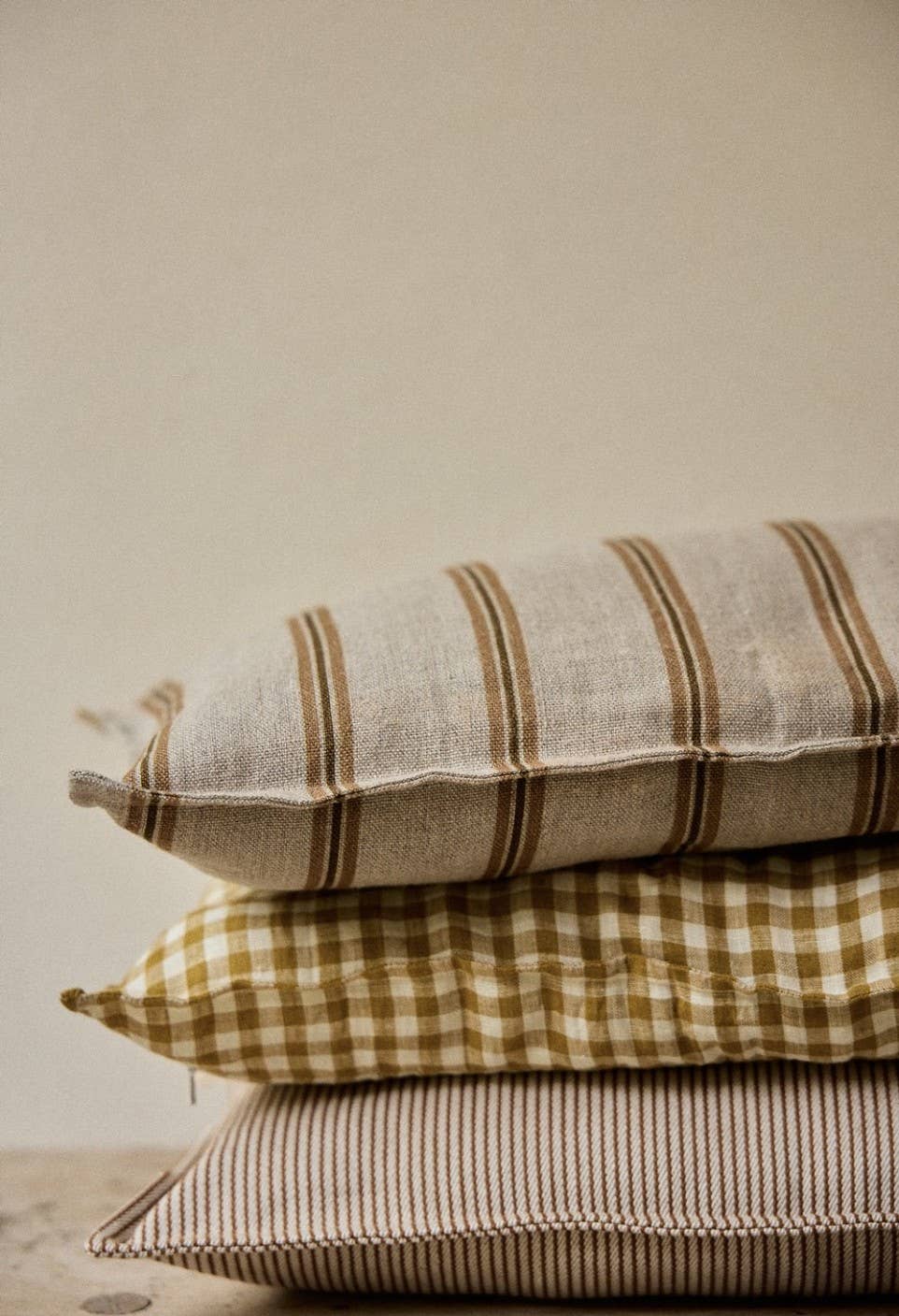 Housse de coussin 30X50 cm Rayures Corde - Gabrielle Paris