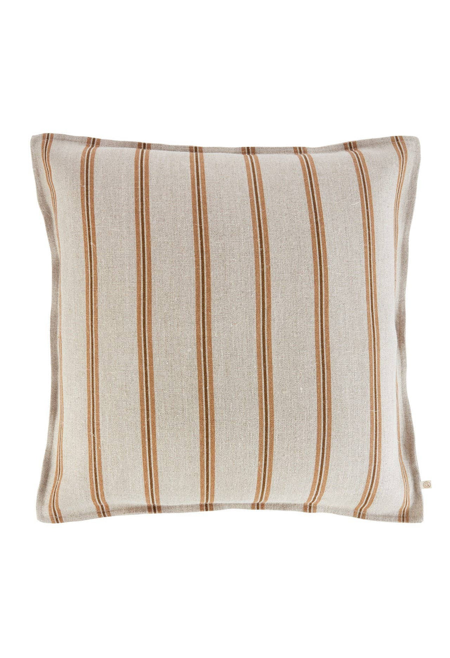 Housse de coussin 50X50 cm Rayures Corde