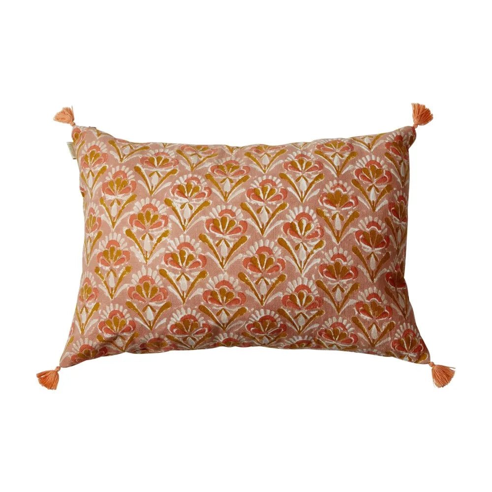 HOUSSE DE COUSSIN BOHÈME CHIC SEVENTIES TERRACOTTA - Bonheur du Jour - Lili Margaret