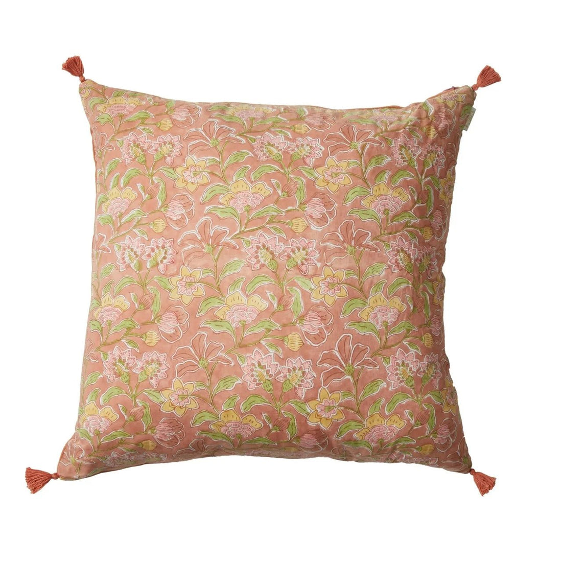 HOUSSE DE COUSSIN FLEURI BOHÈME NAMASTE BOHEMIAN ROSE - Bonheur du Jour - Lili Margaret