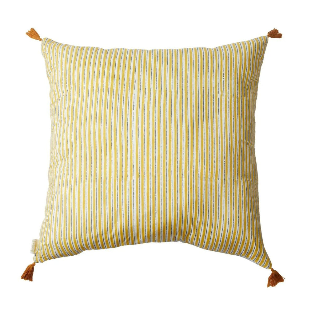 Housse de coussin fleuri bohème pia tupia absynthe - bonheur du jour