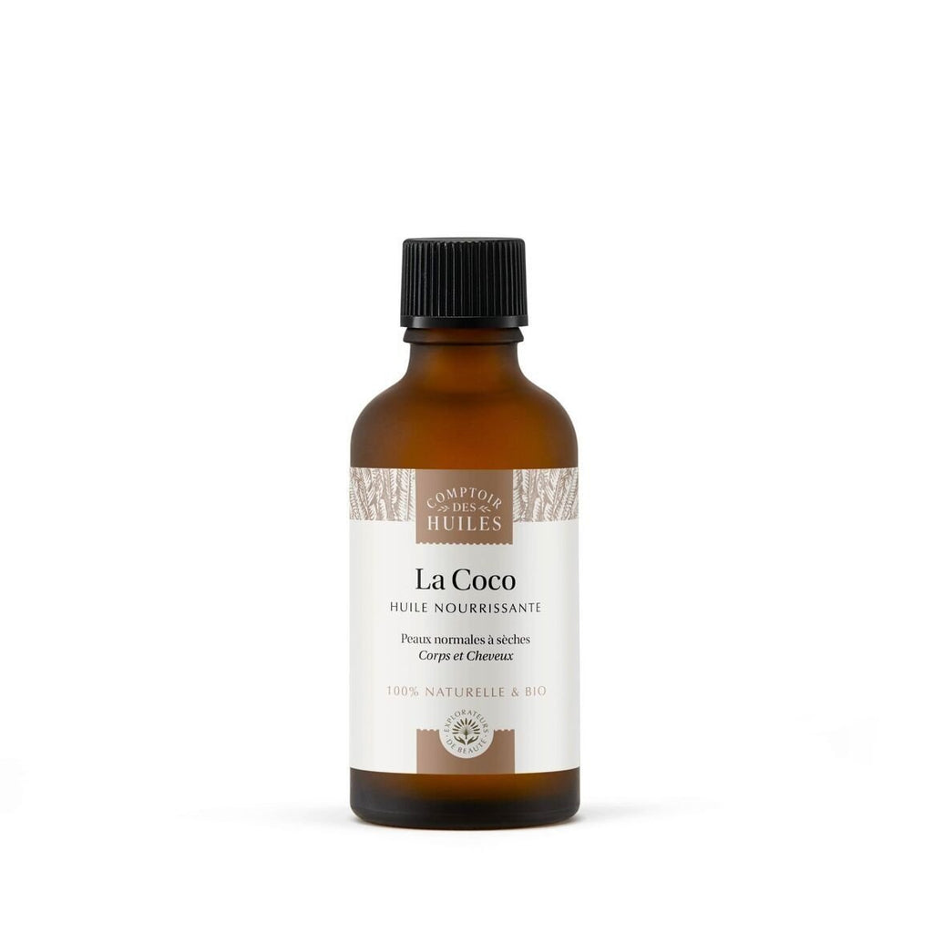 Huile de coco bio - comptoir des huiles
