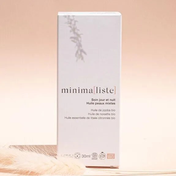 Huile visage peaux mixtes - minimaliste