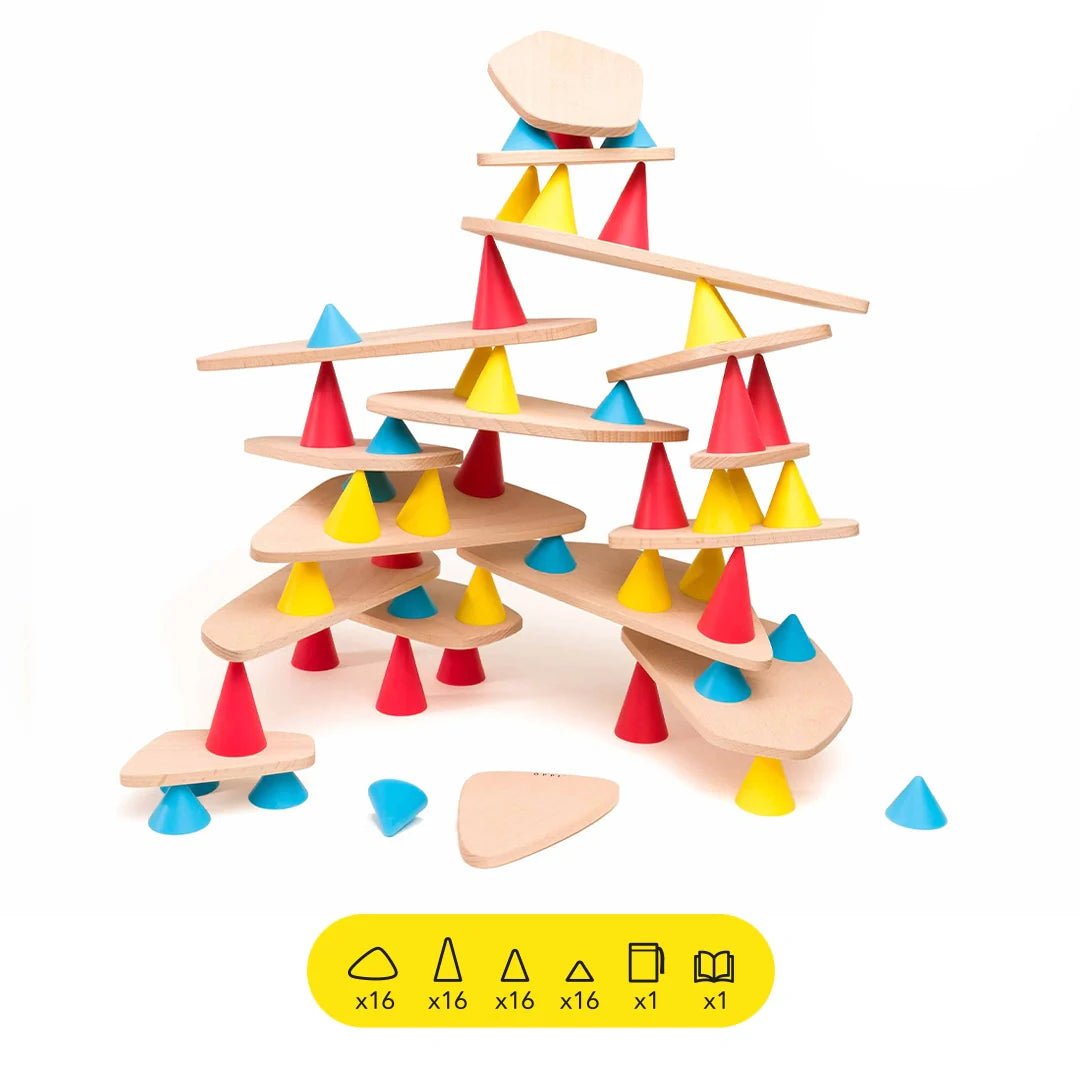 JEU DE CONSTRUCTION ÉDUCATIF EN BOIS PIKS – Oppi - Lili Margaret