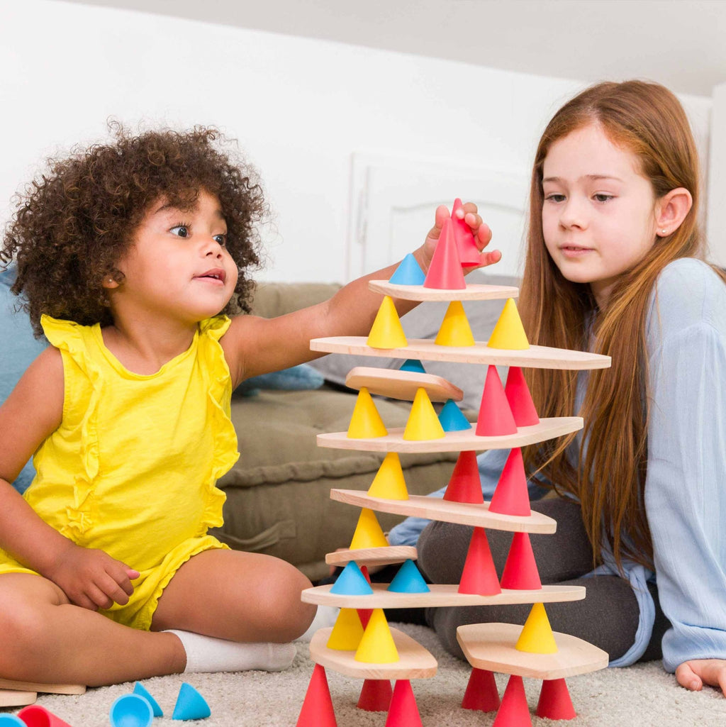 Jeu de construction et de concentration en bois pour enfant - piks oppi