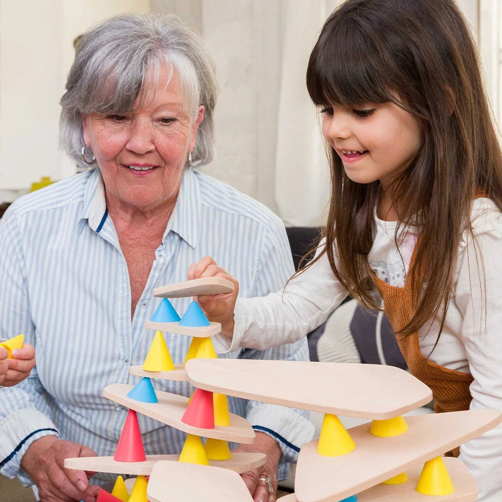 Jeu de construction et de concentration en bois pour enfant - piks oppi