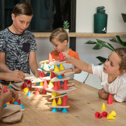 JEU DE CONSTRUCTION ÉDUCATIF EN BOIS PIKS – Oppi - Lili Margaret
