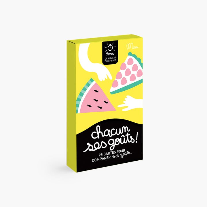 Jeu de discussion "chacun ses goûts"