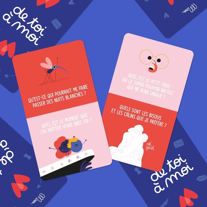 Jeu de discussion en couple "de toi à moi" - minus editions