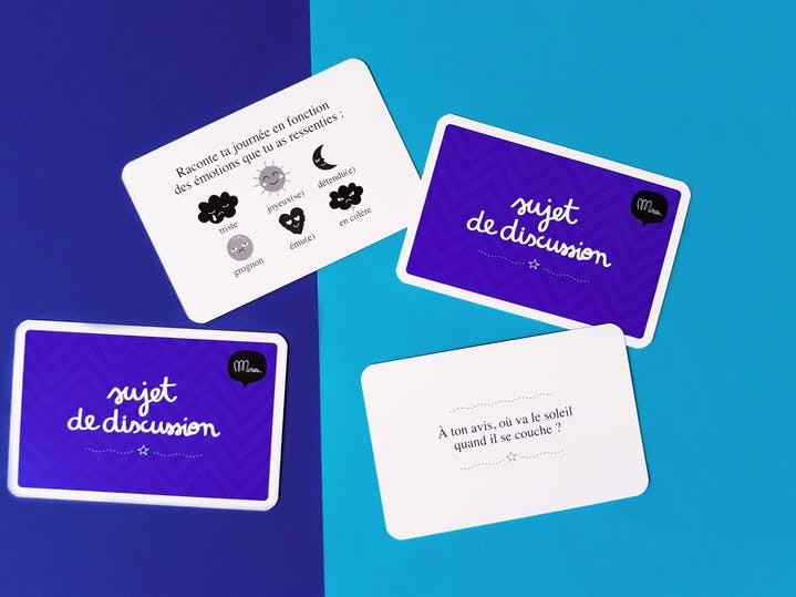 Jeu de discussion en famille "au lit" - minus editions