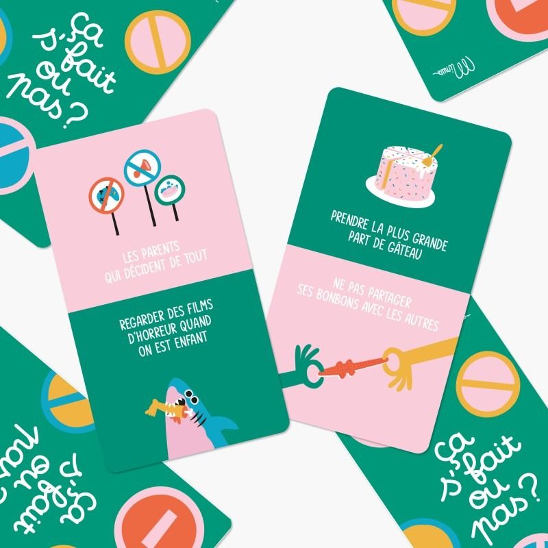 Jeu de discussion en famille "ça s'fait pas" - minus editions
