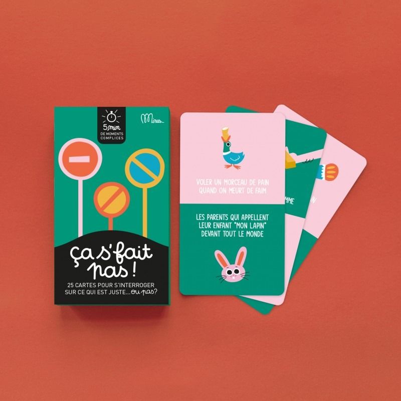 Jeu de discussion en famille "ça s'fait pas" - minus editions