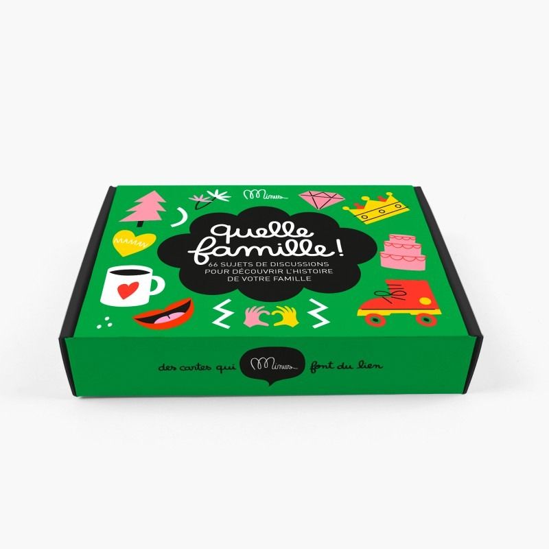 Jeu de discussion en famille "quelle famille" - minus editions