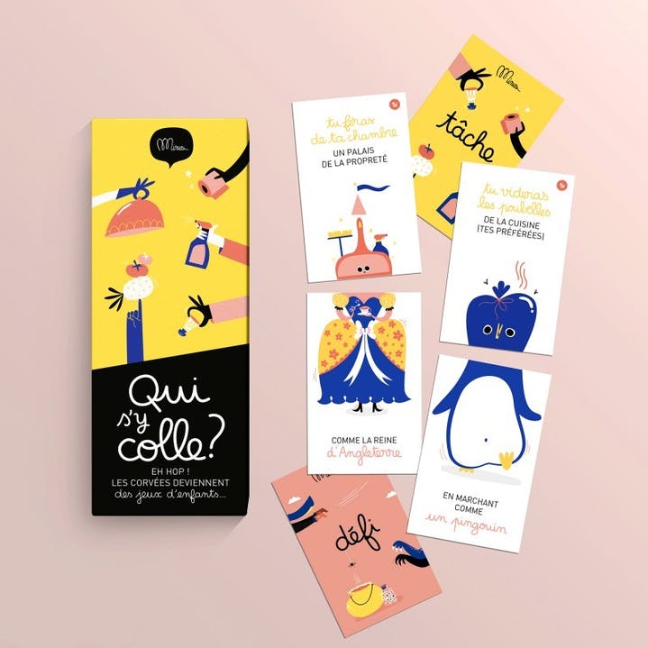 Jeu de discussion en famille "qui s'y colle ?" - minus editions