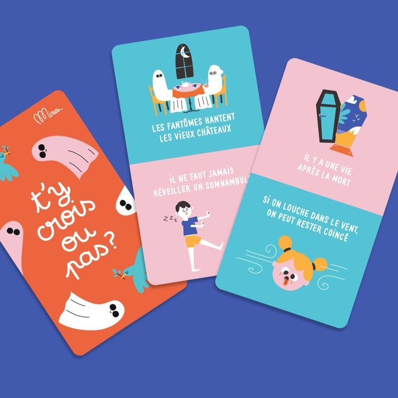 Jeu de discussion en famille "t'y crois pas" - minus editions