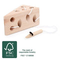 Jeu de motricité bois fromage et souris - small foot
