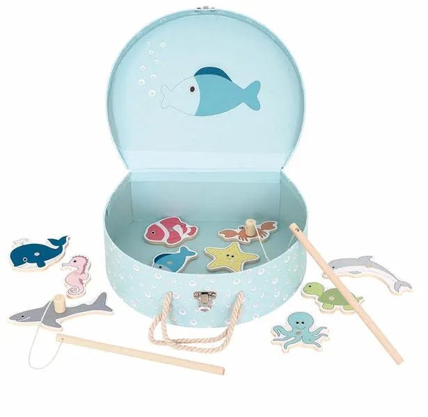 Jeu de pêche en bois