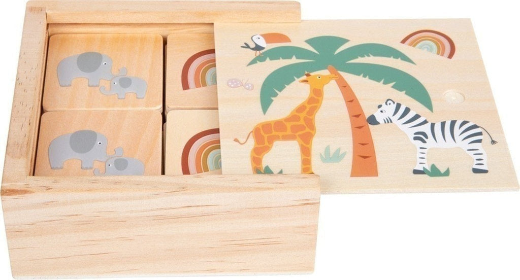 Jeu mémo safari en bois – jouet éducatif pour enfant | small foot