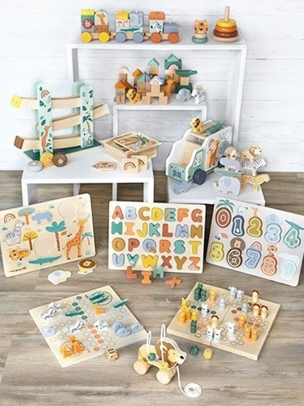 Jeu mémo safari en bois – jouet éducatif pour enfant | small foot