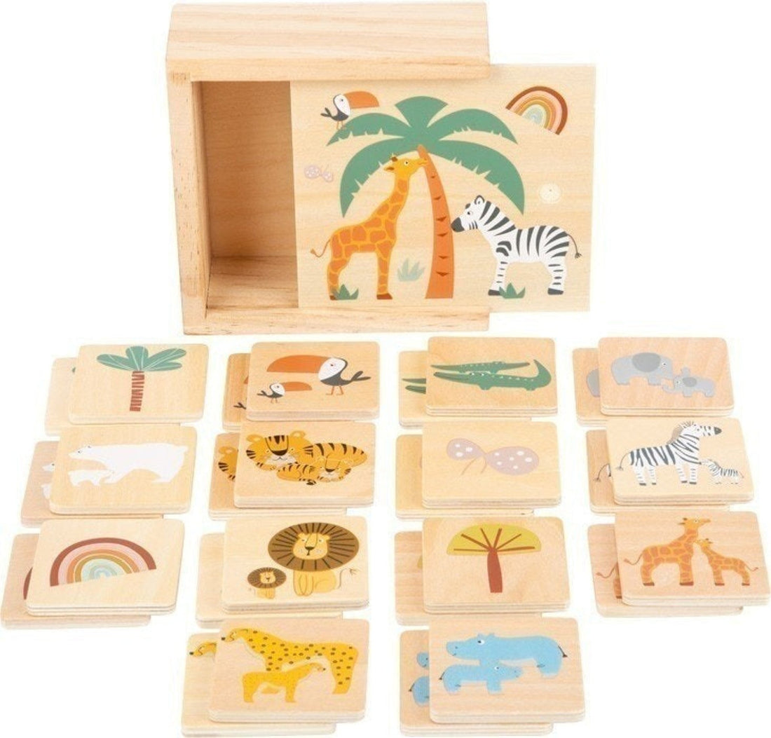 JEU MÉMO SAFARI EN BOIS – JOUET ÉDUCATIF POUR ENFANT | small foot - Lili Margaret