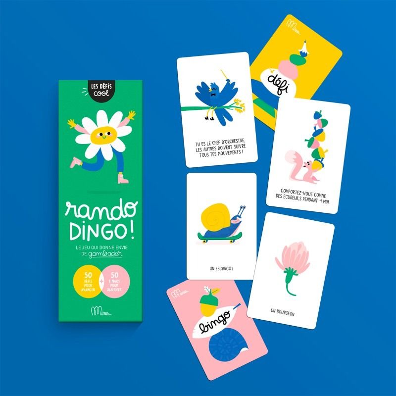 Jeu pour inciter les enfants à marcher "rando dingo" - minus editions