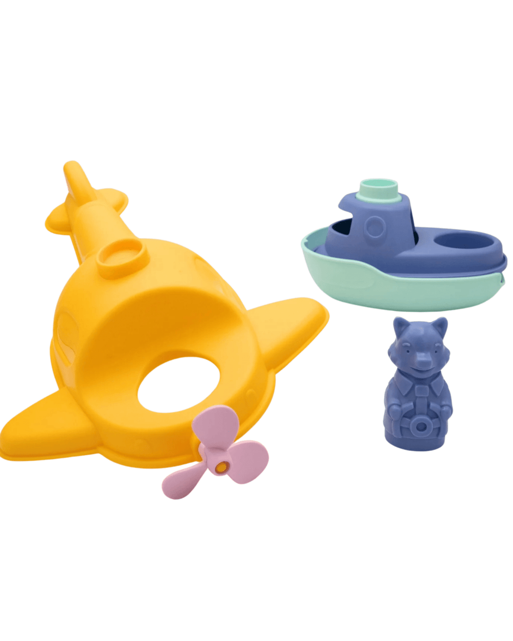 Jouet de bain hydravion modulable - le jouet simple.