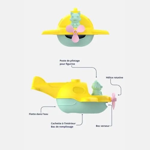 JOUET DE BAIN HYDRAVION MODULABLE - Le Jouet Simple. - Lili Margaret