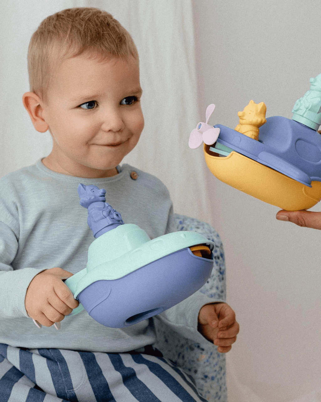 Jouet de bain sous - marin en plastique recyclé - le jouet simple.
