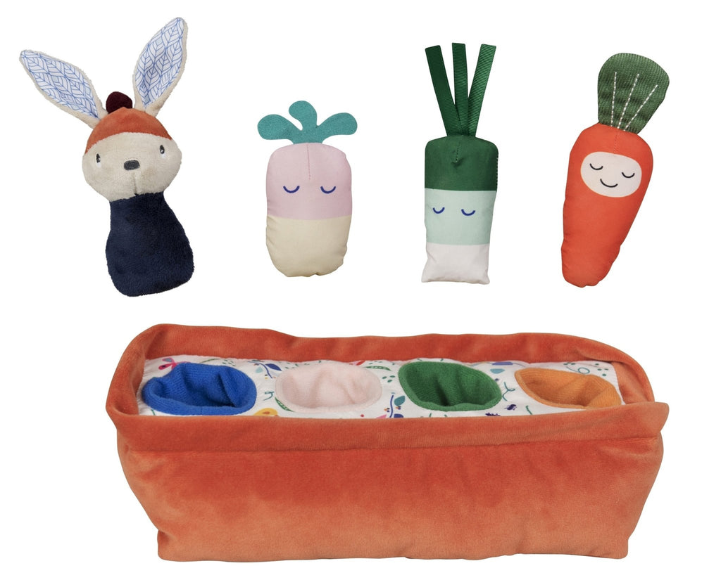 Jouet d'eveil "le potager de gabin le lapin" - ebulobo