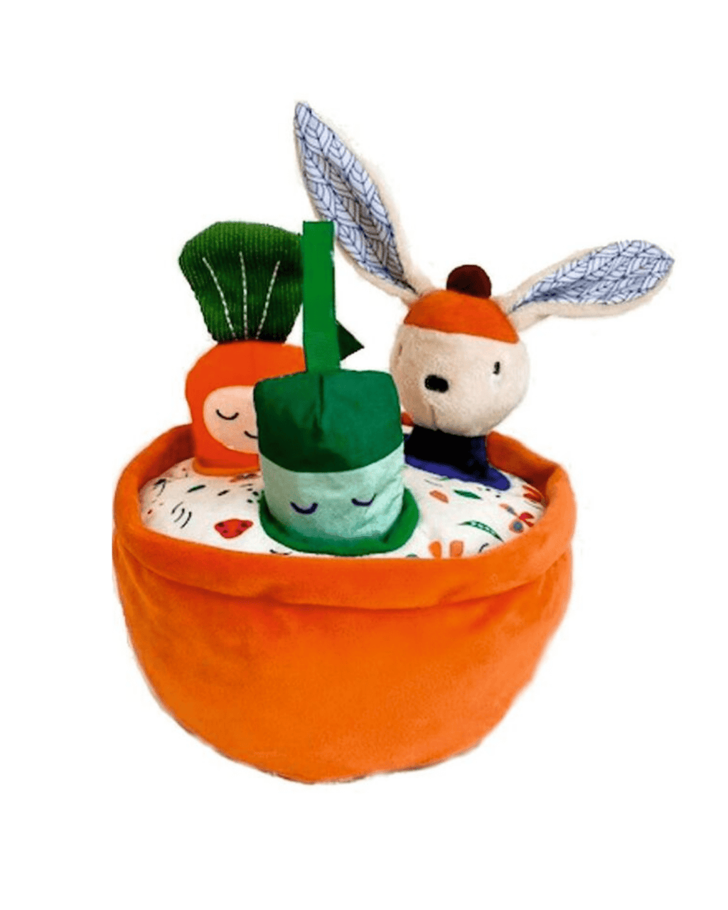 Jouet d'eveil "le potager de gabin le lapin" - ebulobo