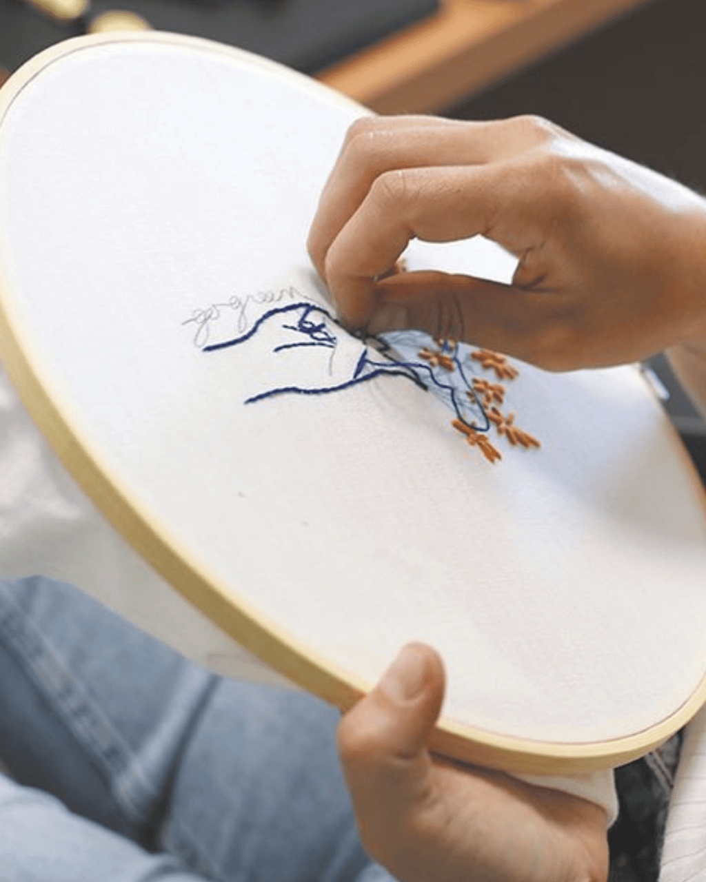 Kit broderie vêtement nature – Graine créative