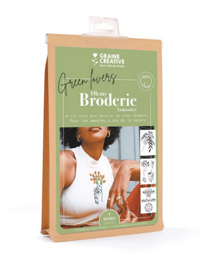 Kit broderie vêtement nature – Graine créative - Lili Margaret