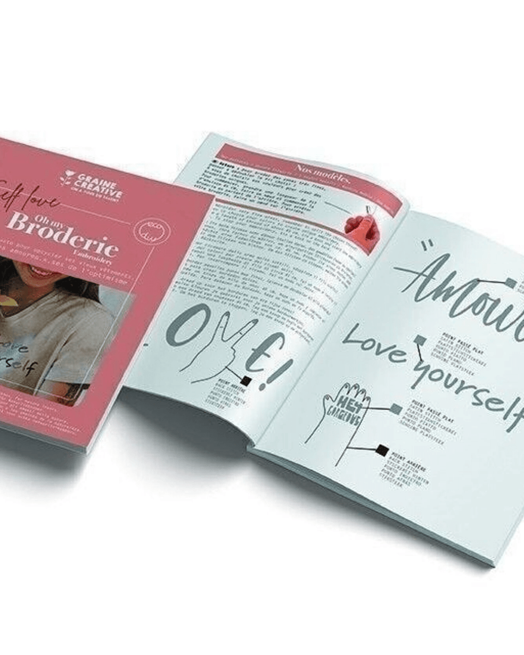 Kit broderie vêtement self love – Graine créative