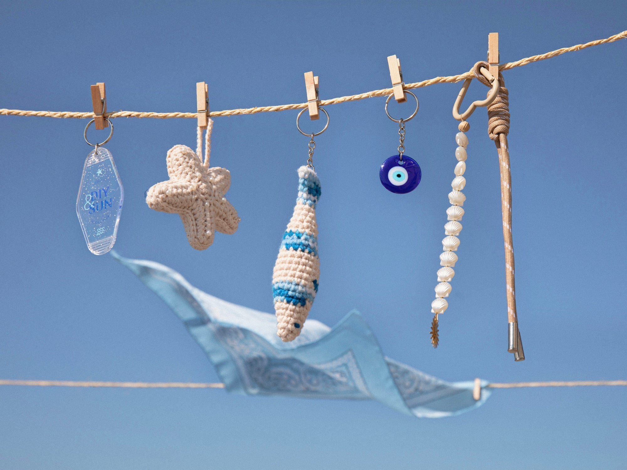 Kit crochet débutant Bag Charms Vitamine Sea