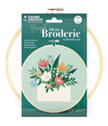 Kit de broderie fleurs facile ø20cm