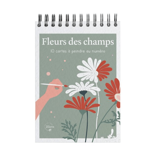Kit peinture aux numéros Fleurs des champs – Maison Joliette