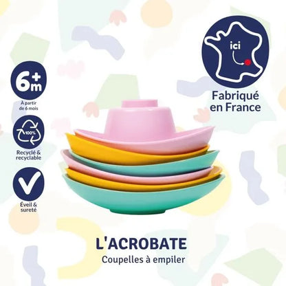 COFFRET JOUETS À EMPILER POUR BÉBÉ L&