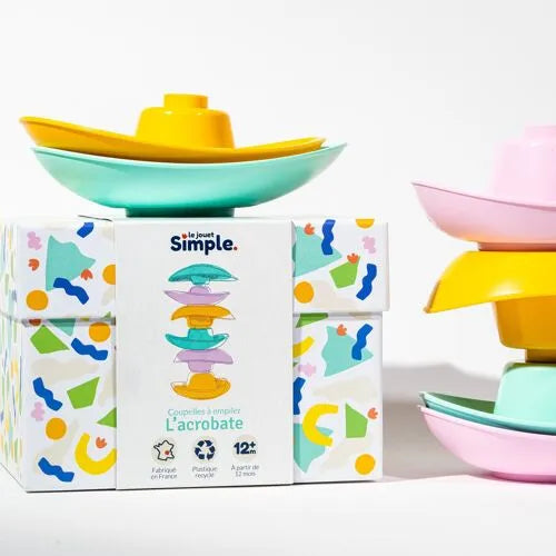 COFFRET JOUETS À EMPILER POUR BÉBÉ L&