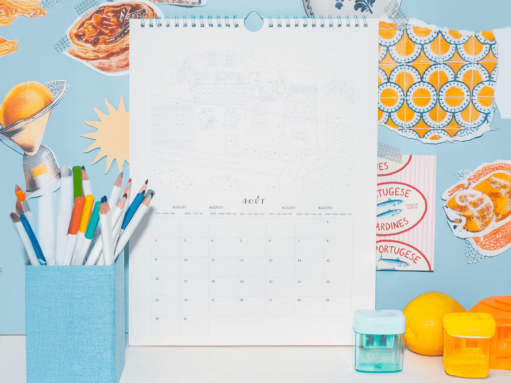 Calendrier à colorier 2027 City Trip – Petit Crayon – La Petite Épicerie – vue 6