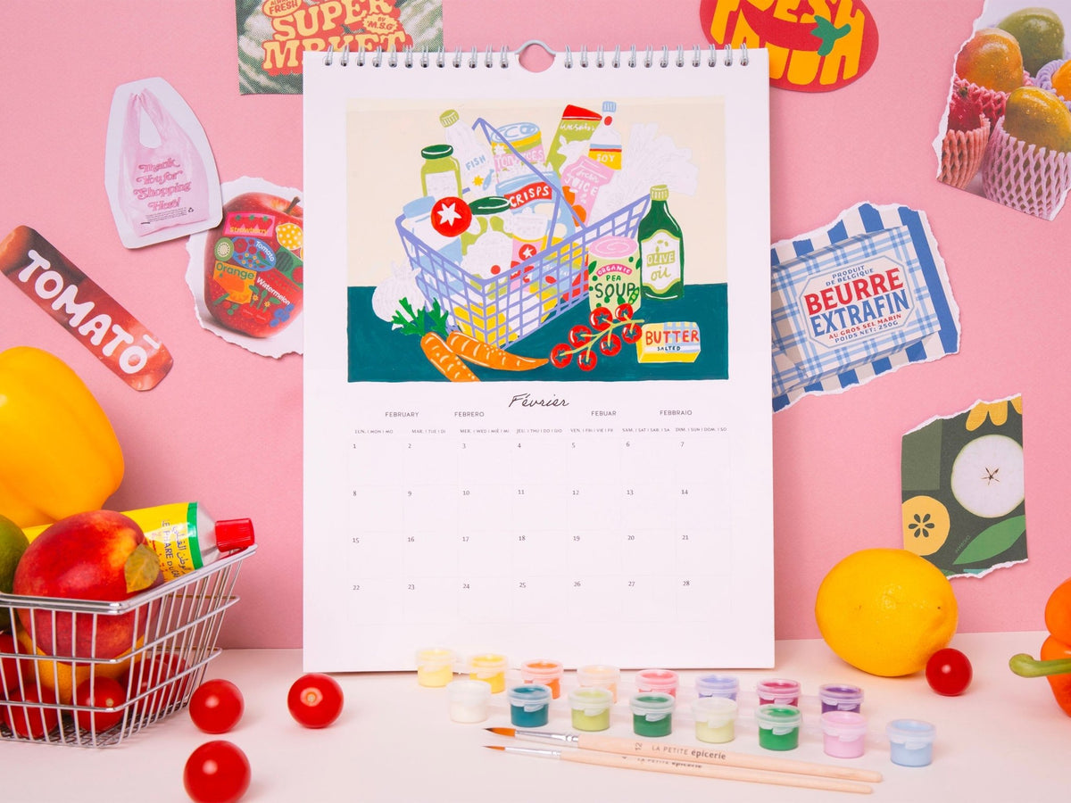 Calendrier à peindre 2027 Fruits et Légumes – Petit Pinceau – La Petite Épicerie – vue 9