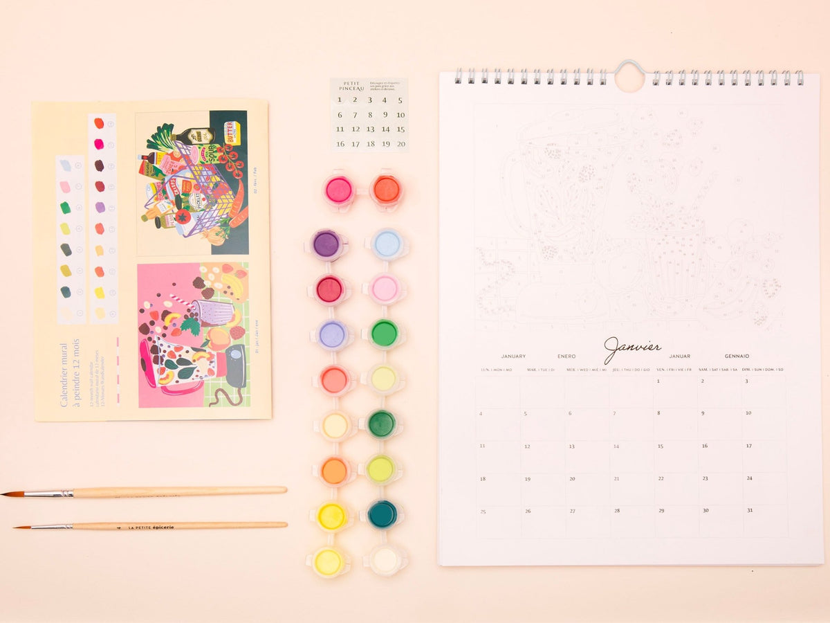 Calendrier à peindre 2027 Fruits et Légumes – Petit Pinceau – La Petite Épicerie – vue 5