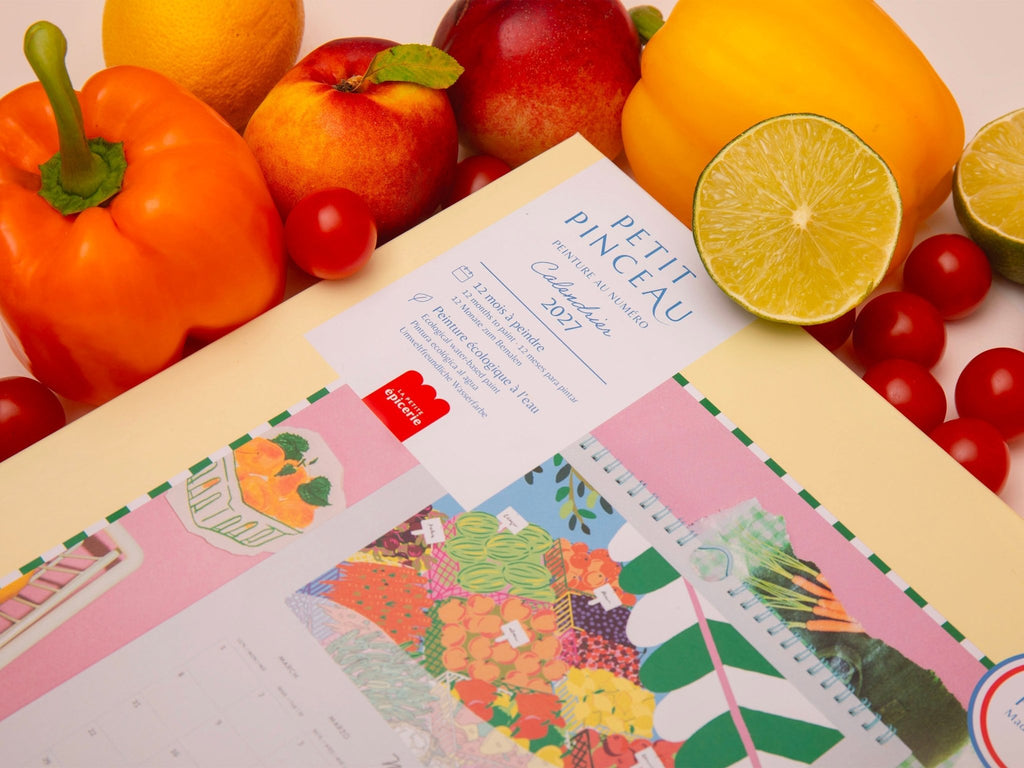 Calendrier à peindre 2027 Fruits et Légumes – Petit Pinceau – La Petite Épicerie – vue 10