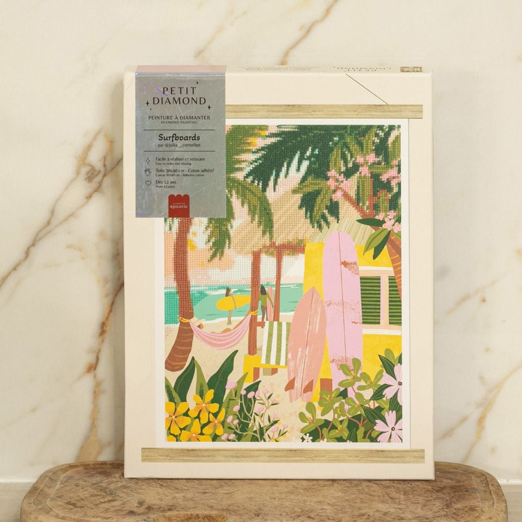 Coffret Petit Diamond Surfboards – Julia Cornelius-La petite épicerie-Diamond painting
