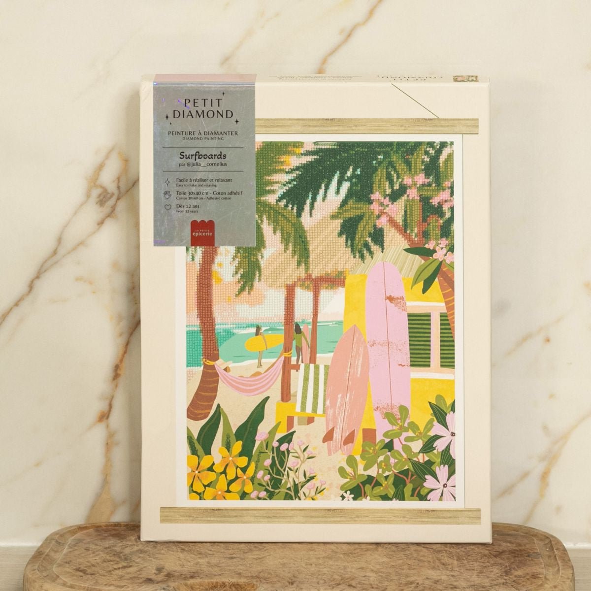 Coffret Petit Diamond Surfboards – Julia Cornelius-La petite épicerie-Diamond painting