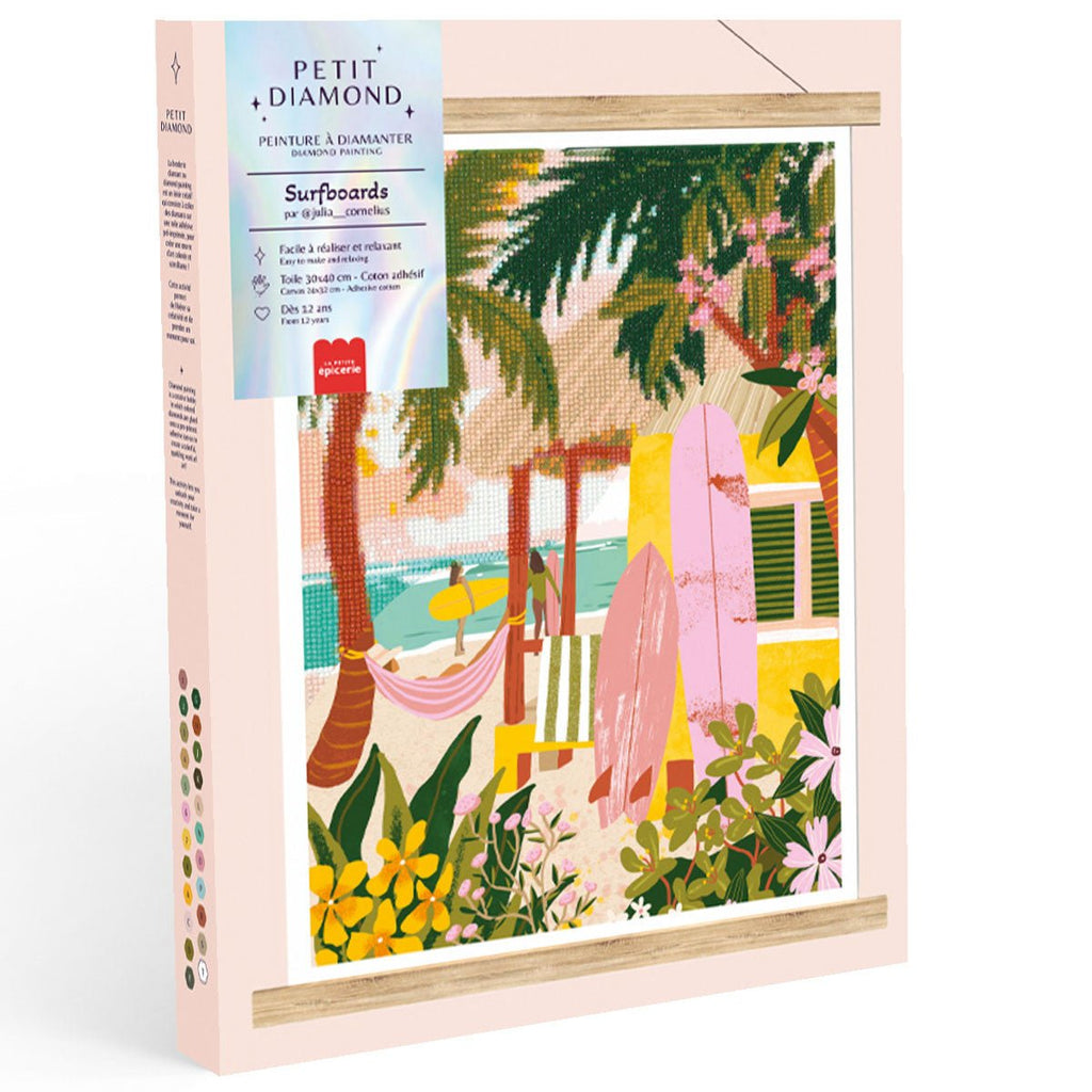 Coffret Petit Diamond Surfboards – Julia Cornelius-La petite épicerie-Diamond painting